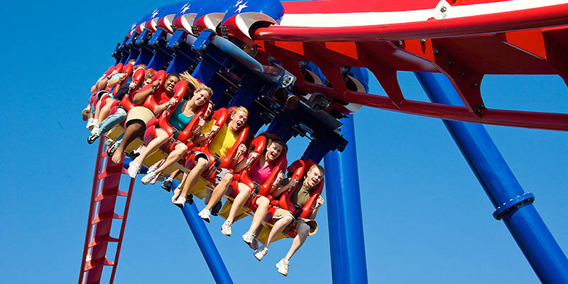 Riders on the Patriot at Worlds of Fun