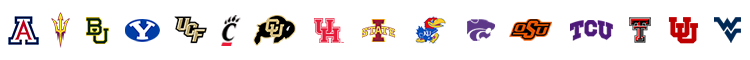 Big 12 school logos