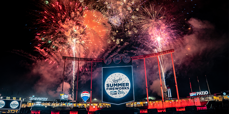 Kansas City Royals summer fireworks 2023